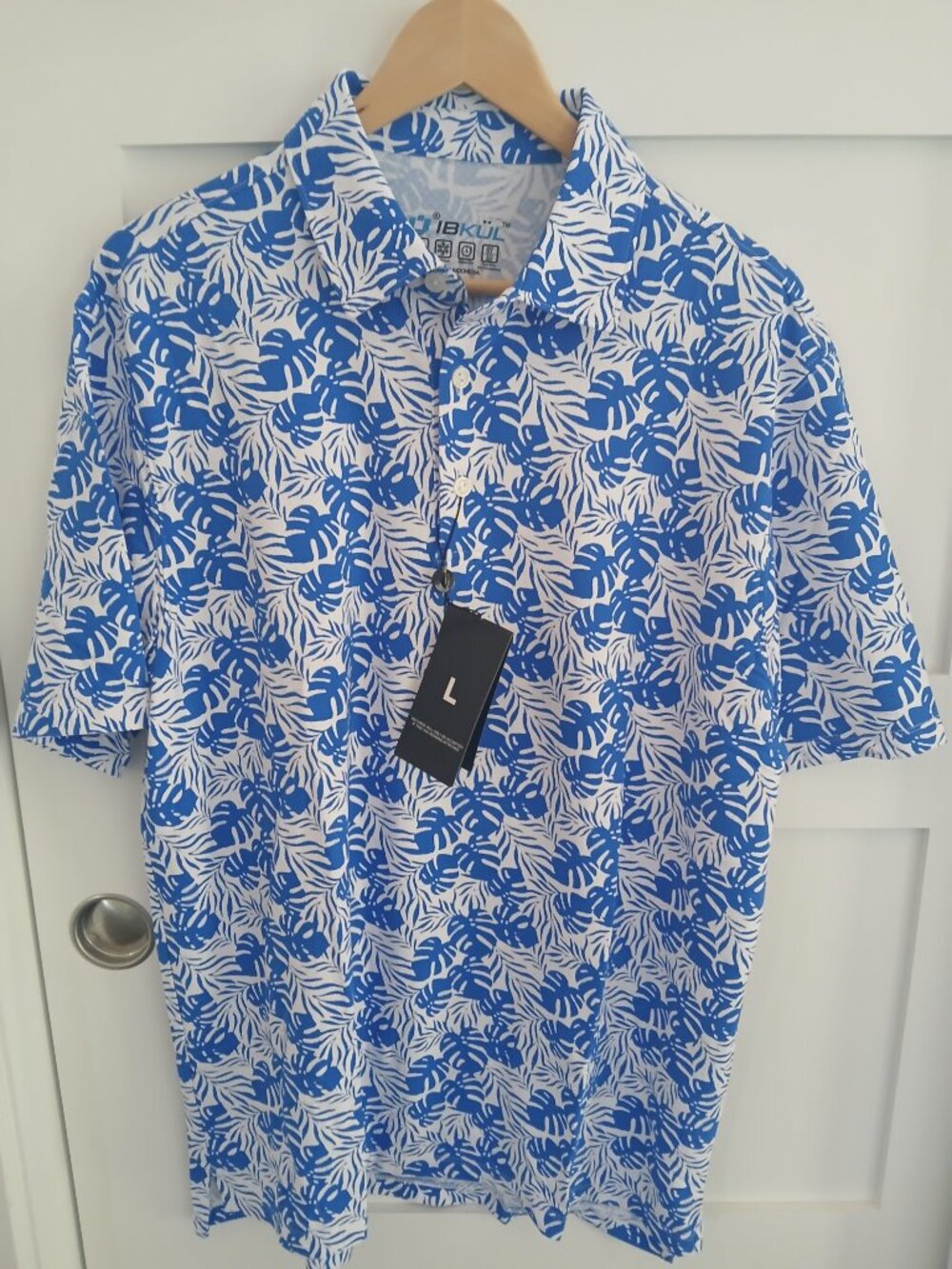 Men's Ibkul polo shirt Size L